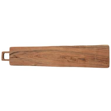 Black Rectangular Acacia Wood Bread Board 22.5 inch