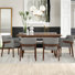 Mukai Solid Wood Top Sled Dining Set