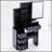 Compact Vanity Table Set With LED Mirror, Touch Control, And High Capacity Storage For Small Spaces