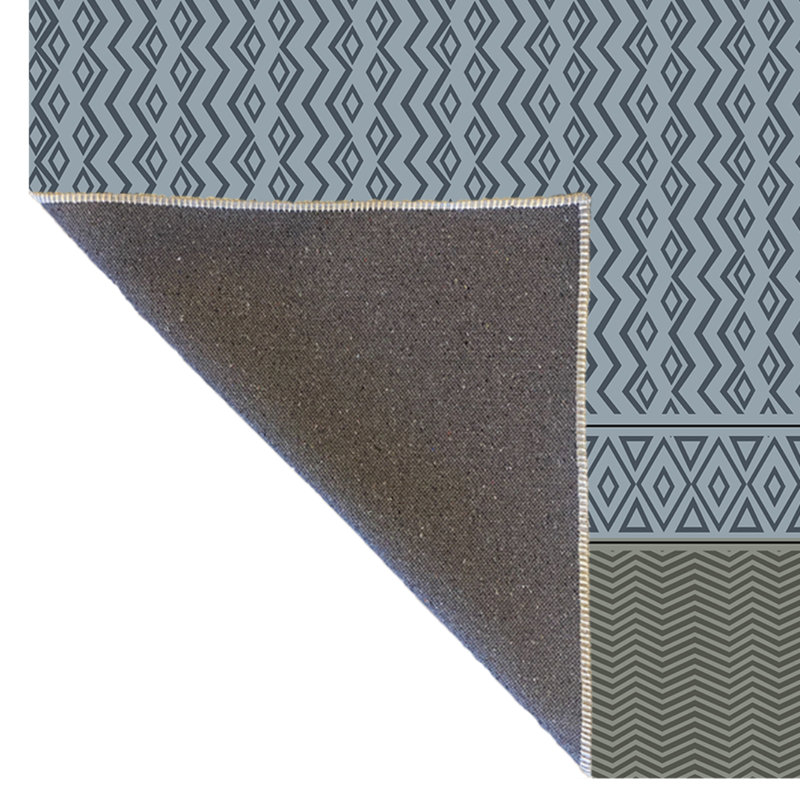 Komeno Performance Washable Argyle Indoor / Outdoor Rug, Runner 2'7'' x 7'10''