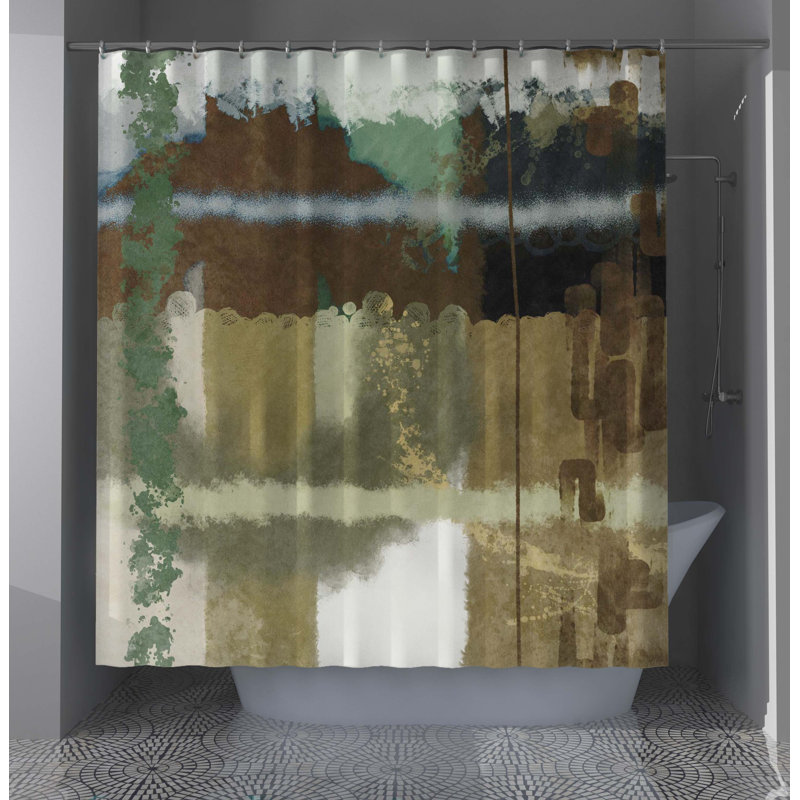 Abstract Shower Curtain