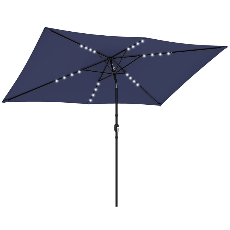 289cm Market Parasol, Blue