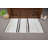 Rustic Handwoven Turkish Door Mat in Neutral Tones with a Natural Striped Design for Home Decor