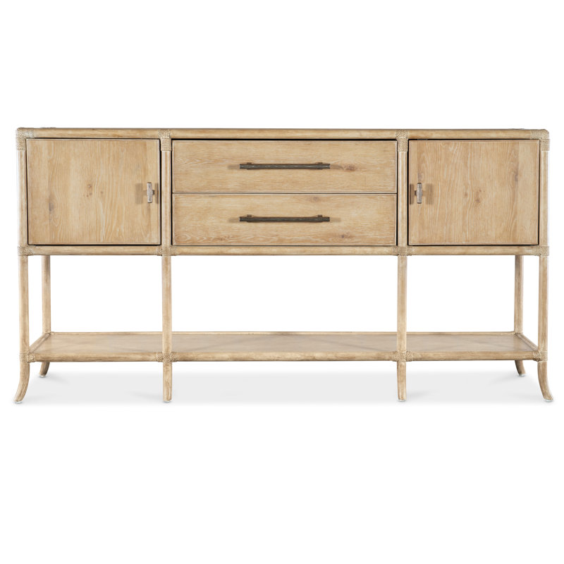 Retreat 70'' Beige Oak and Maple Sideboard