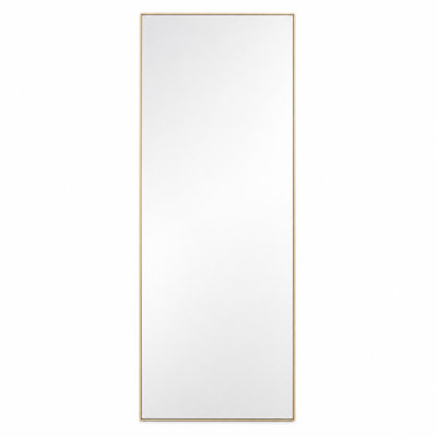 Aluminum Alloy Frame Full Length Floor Mirror Standing and Wall Mirror High Definition Nano Glass