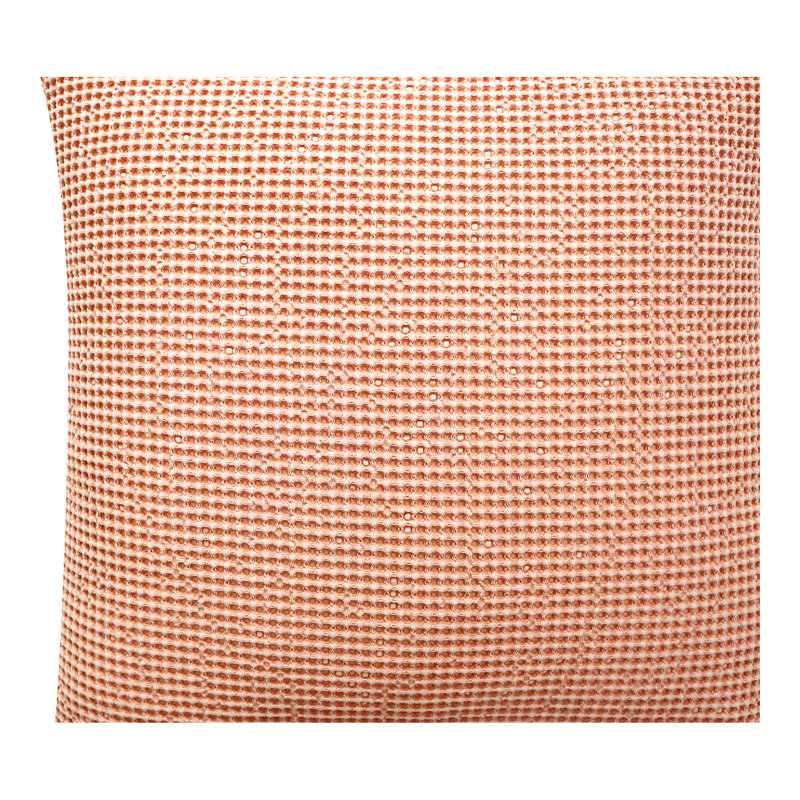 Desert Pink Cotton Transitional Throw Pillow