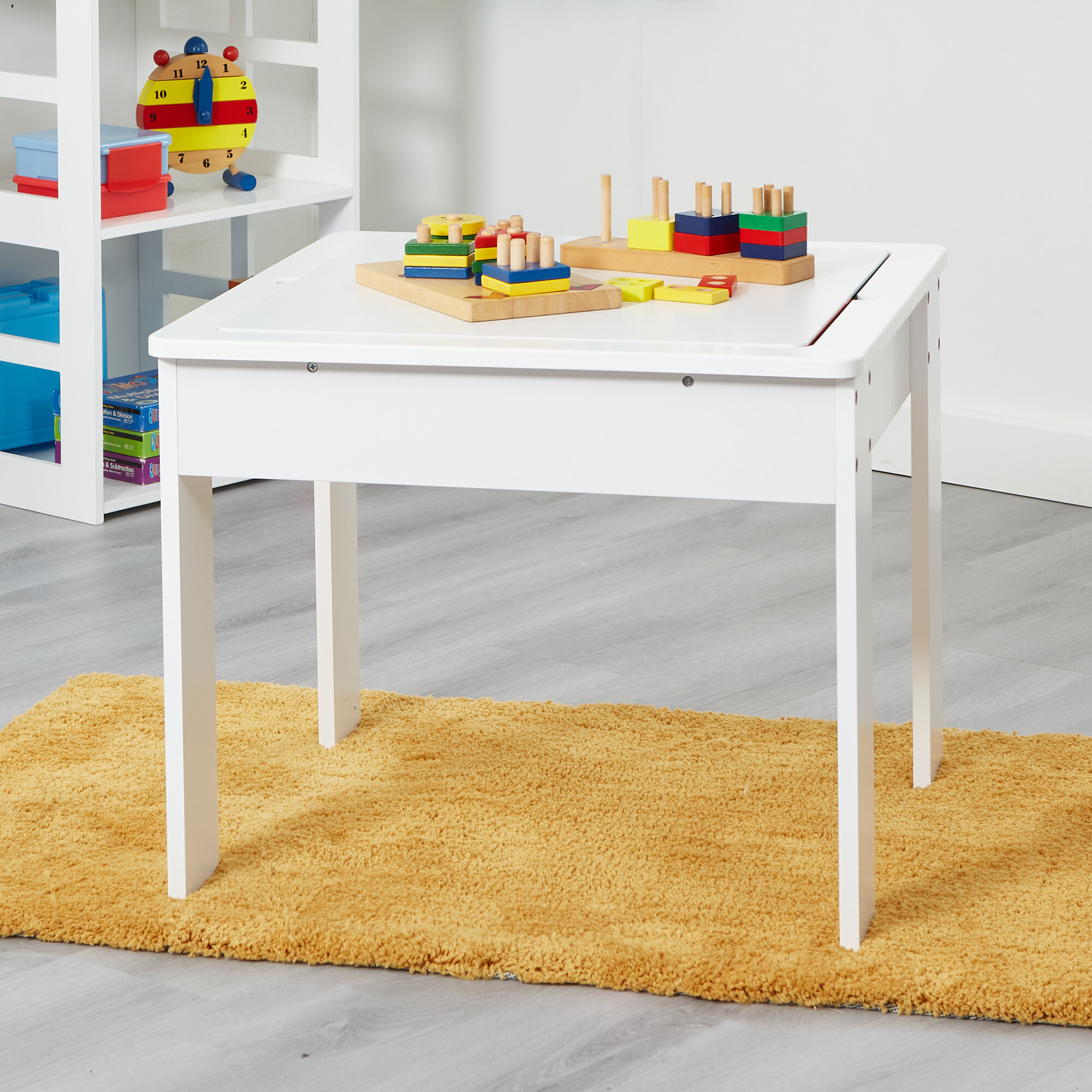 SALE／100%OFF】 UTEX Large in Kid Activity Table with Storage for Older  Kids, Play Table for Kids,Boys,Girls, Espresso