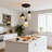 Modern Ribbed Glass 3 -light Pendant Light
