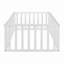 Structure de lit en bois avec clôture et porte-2112571127-2112571128
