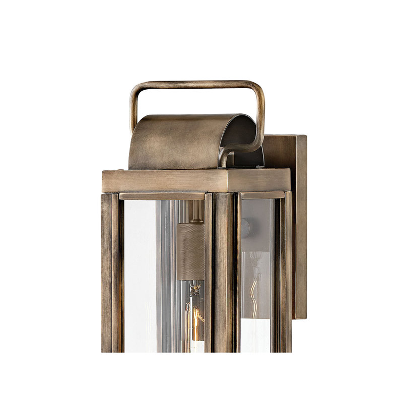 Harbor Sag Outdoor Wall Lantern, 21.25" H x 5.5" W x 7.5" D, Burnished Bronze