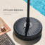 Base de parasol autoportante en plastique