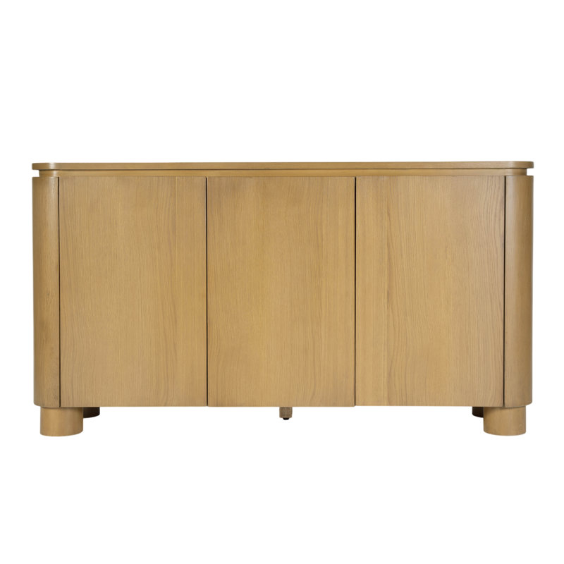 Buffet rectangulaire en bois avec rangement Mari
