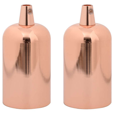 Symple Stuff Lamp Holders 2 Pcs Rose Gold E27