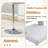 Bar Stool Adjustable Height Faux Leather Upholstered-1038744563