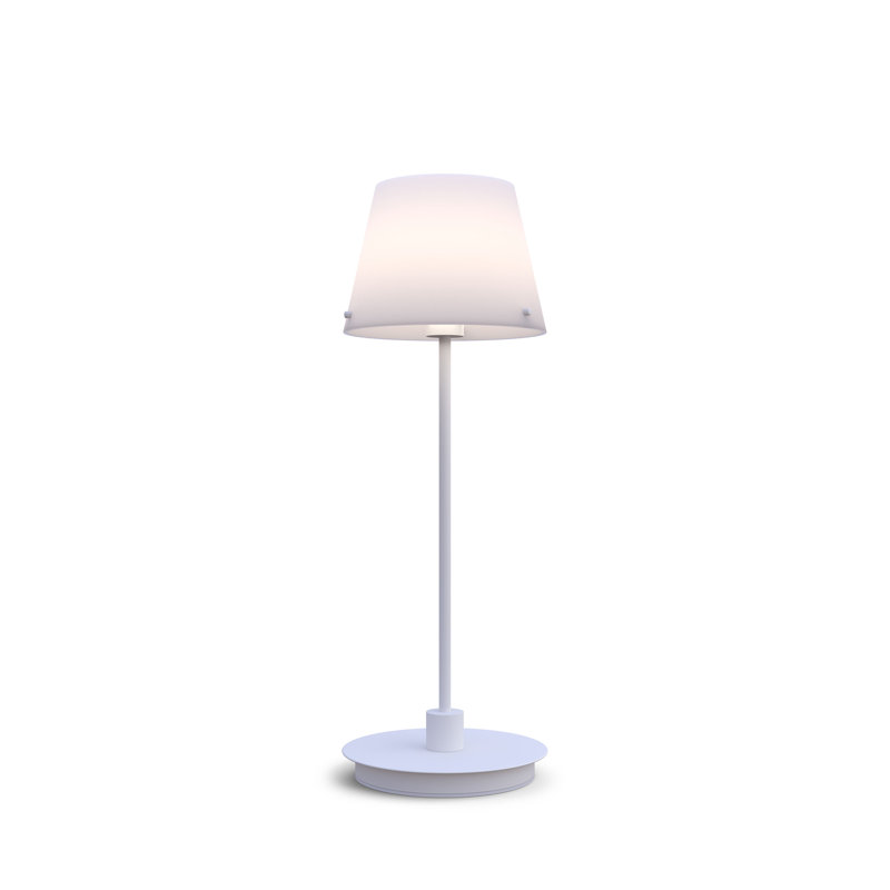 Gil Il Grande Metal Table Lamp, White