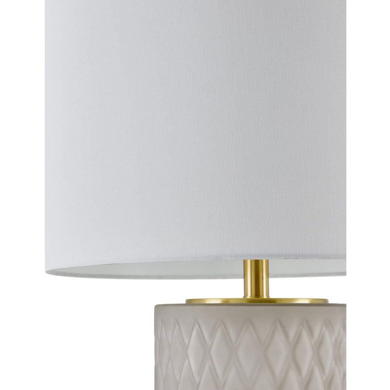 Lampe de table Keidenel, Gris foncé