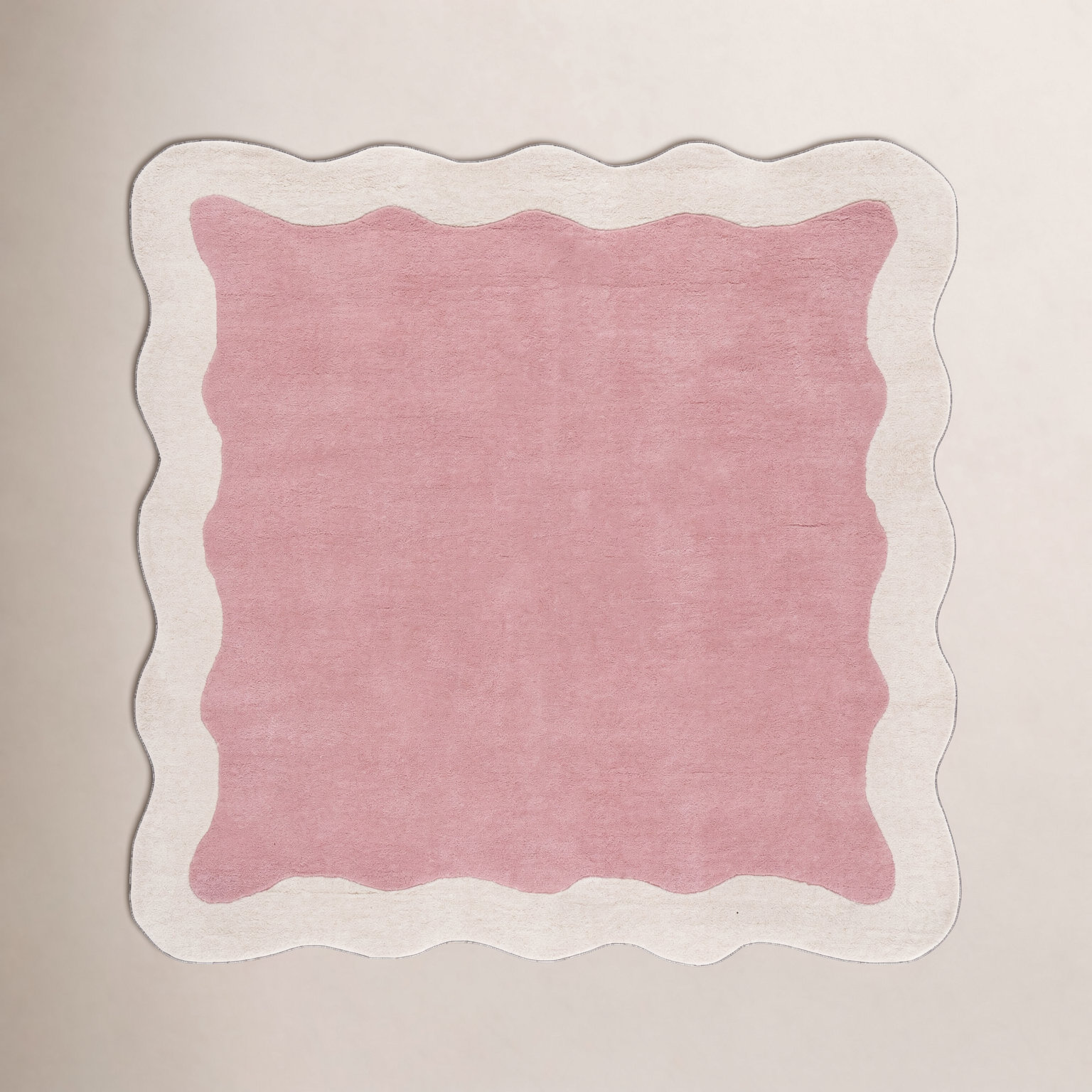 Hand-Tufted Wool Rug, Square 6'