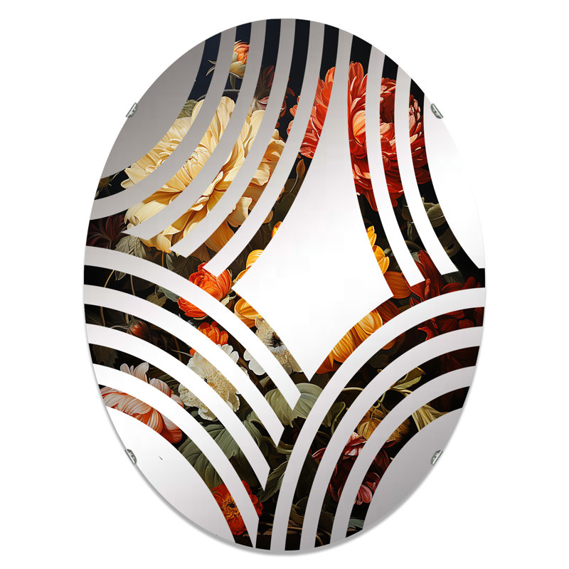 Miroir mural oval, 35,4 po x 23,6 po