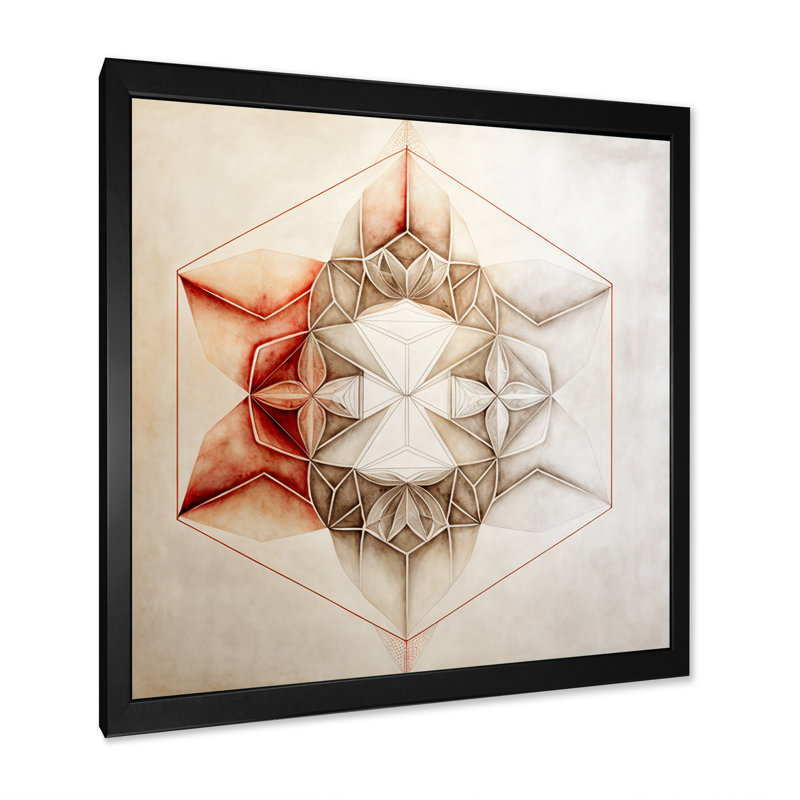 «Antique Sacred Retro Designs I», reproduction d'art sur toile, Noir, L 16 po x H 16 po