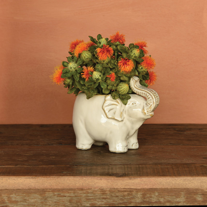 Elephant Statue Planter