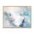 Toile avec cadre flottant brun