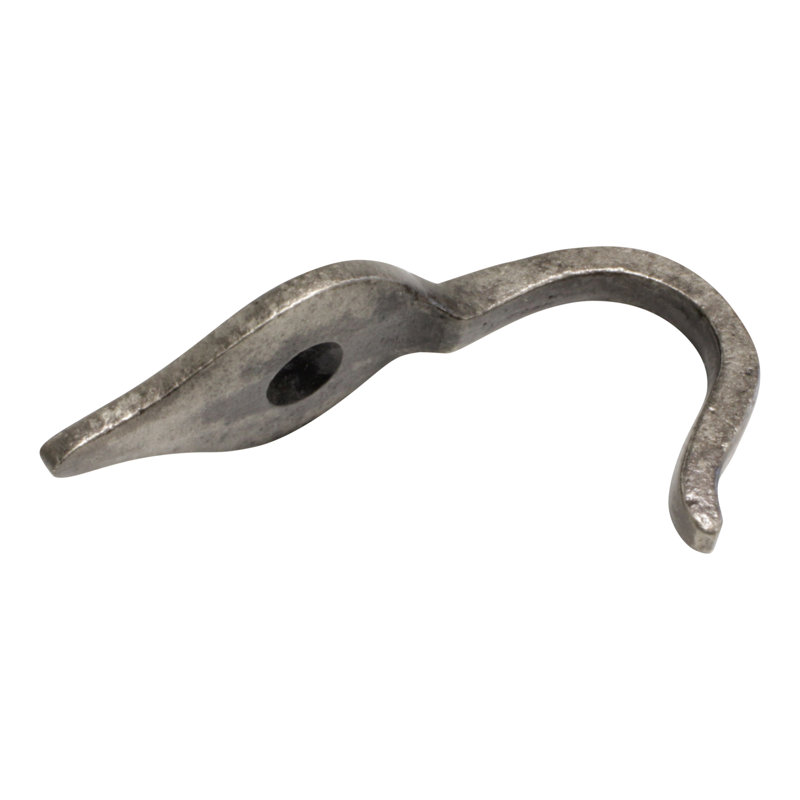 Iron Wall Wall Hook, Antique Nickel