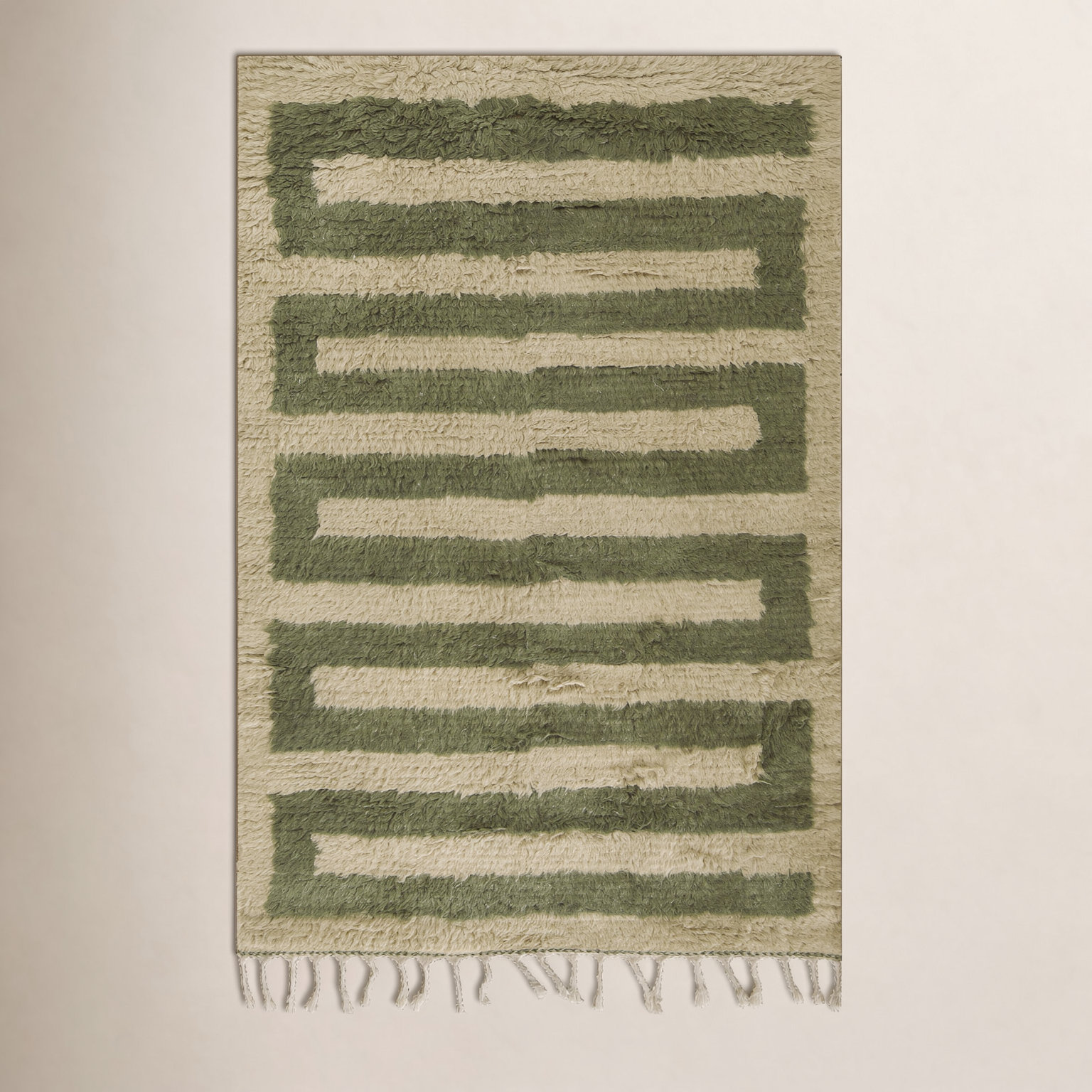 Essi Handmade Wool Rug, Rectangle 2' x 3'