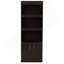 Shell Beach 1-Drawer 3-Shelf Bookcase Wengue