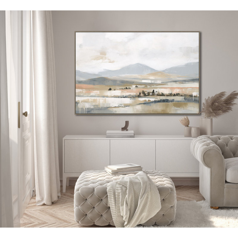 Art mural sur toile Misty Valley