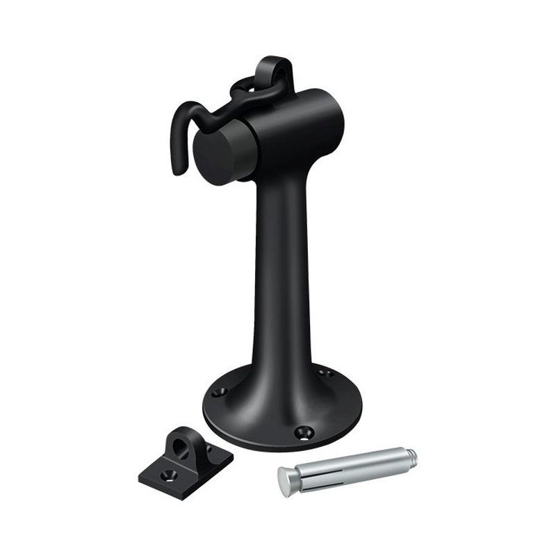 Door Stop, Painted Black