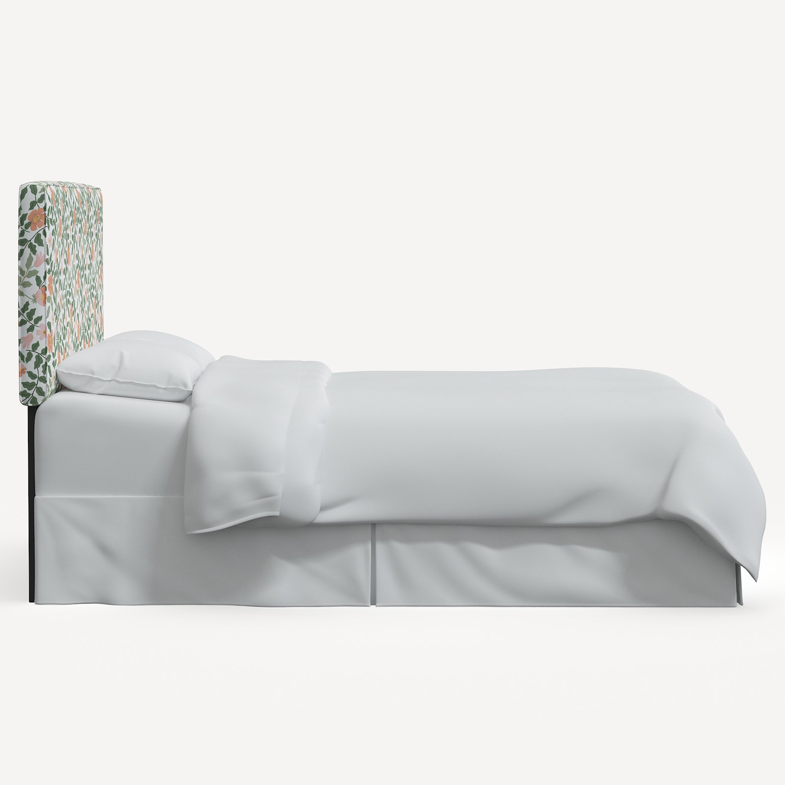 Elly Headboard, Twin, Rpc Primrose Blush & Cream Linen