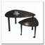 Table basse rotative avec pieds en bois d'hévéa massif-2099318710-2099318708
