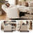 Power Recliner Chair, Swivel Rocker Recliner Glider With USB & Type C Charging Ports-Beige-1826652007
