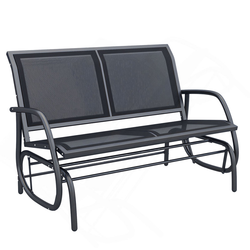 Banc oscillant à double assise et chaise berçante