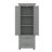 Tall Storage Cabinet With Two Drawers-113855073