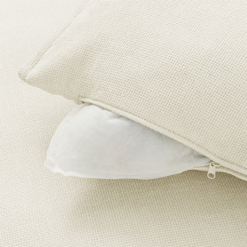 Canapé modulaire Comfy Cloud Couch 4 places avec 2 repose-pieds, canapé-lit en chenille et siège profond avec coussins décoratifs pour le salon