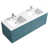 Bleu sarcelle / vert