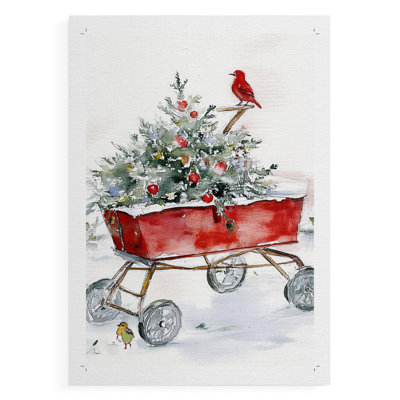 Christmas Holiday Art CXXXVI -Canvas Print Only - NOT FRAMED