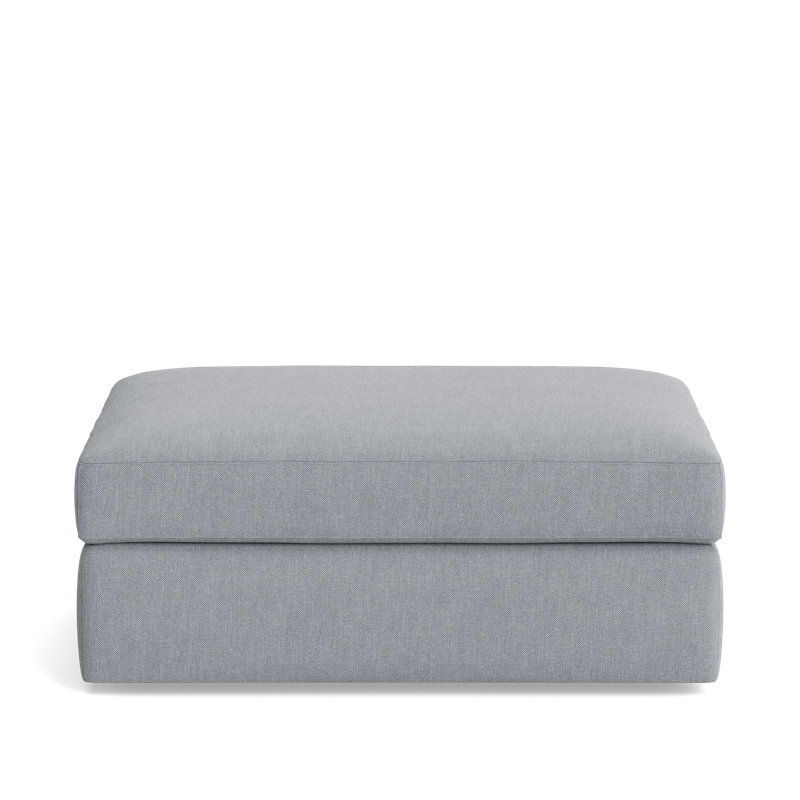 The OG Ottoman, Performance Weave - Zinc