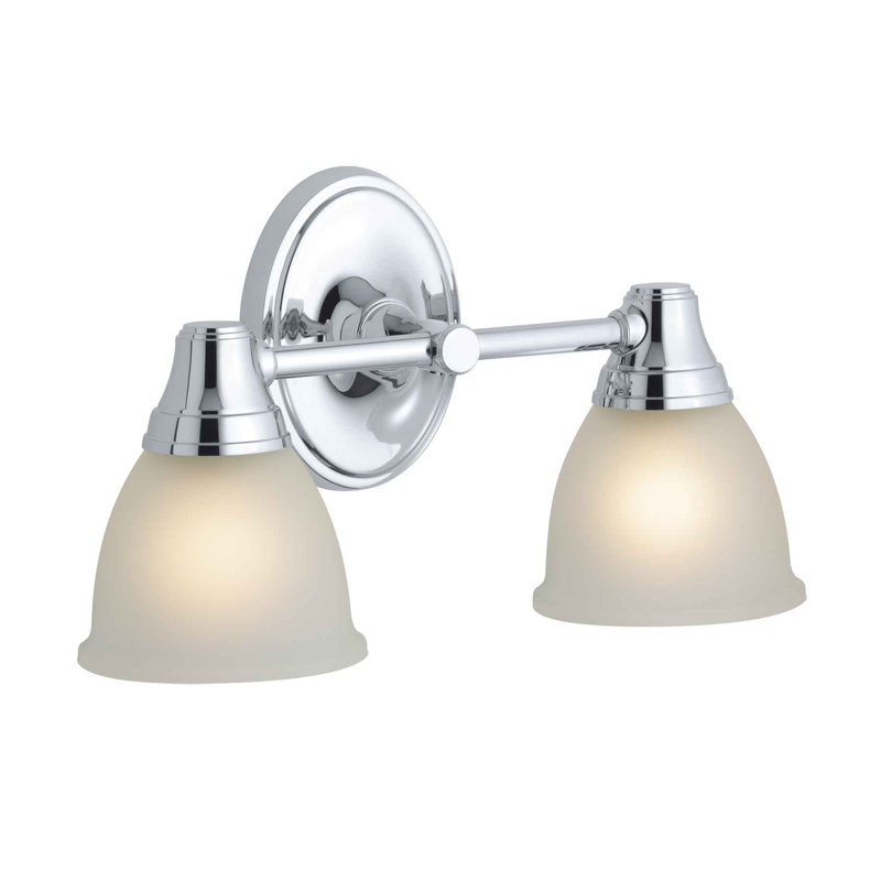 Éclairage pour meuble-lavabo à 2 lumières Forte, Chrome poli