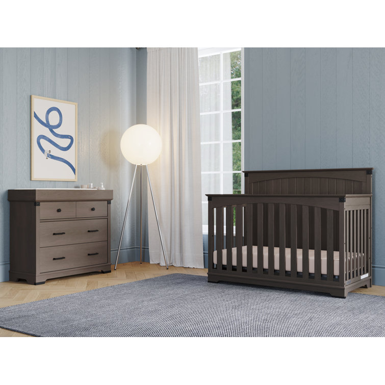 Child Craft Redmond Convertible Crib, Dresser and Dressing Kit 3-Piece Nursery Set