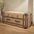Tan Extra Large Canvas Accent Trunk