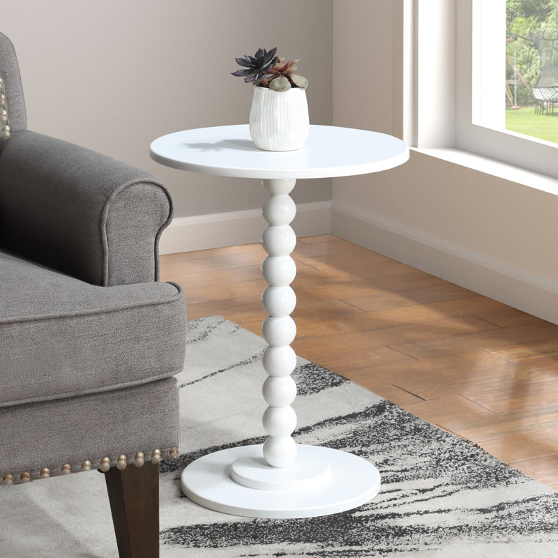 Markell End Table, White