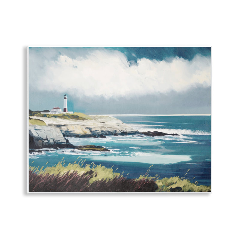  Art mural sur toile de phare balayé par le vent par Svetlana Aleynikova