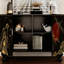 Armoire de rangement de salon en bois massif