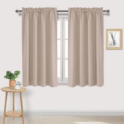 Ensemble de 2 panneaux de rideaux occultants 2 panneaux isolants, isolants et économiseurs d'énergie pour la chambre à coucher et le salon