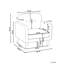 Armchair ETTRUM Boucle Beige