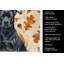 Black American Staffordshire Terrier Heirloom Fall Kitchen Towel-2083472014