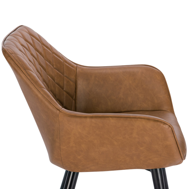 Wetumka Upholstered Chair, Brown