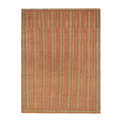 Antique One-of-a-Kind 4'5X6'2 Hand Knotted Area Rug